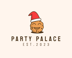 Happy Christmas Cookie logo design