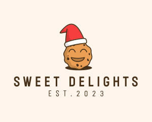 Happy Christmas Cookie logo design