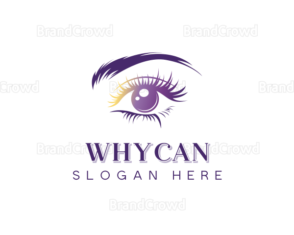 Fashion Cosmetics Eyelash Logo