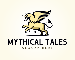 Griffin Mythical Creature logo design