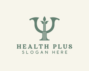 Wellness Psychiatry Therapist logo design