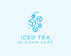 Ice Drink logo design