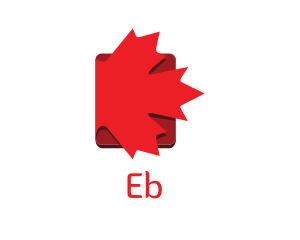 Education - Red Maple Leaf Book logo design