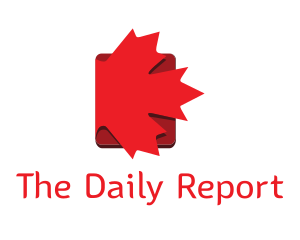 Journal - Red Maple Leaf Book logo design