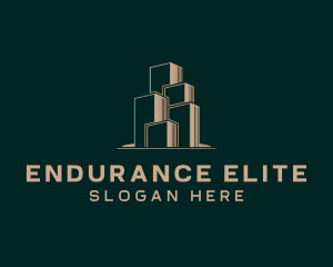 Building Tower Residence logo design