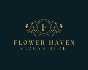 Flower Wreath Beauty logo design