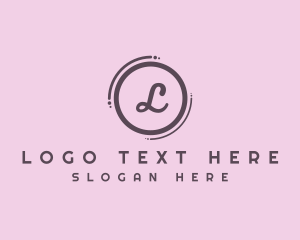 Lipstick - Beauty Salon Lettermark logo design