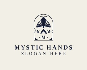 Mystic Insect Moth logo design