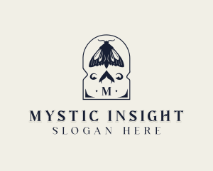 Mystic Insect Moth logo design