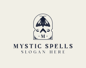 Mystic Insect Moth logo design