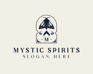 Mystic Insect Moth logo design