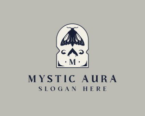 Mystic Insect Moth logo design