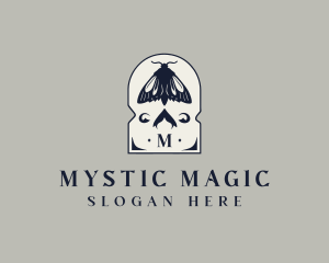 Mystic Insect Moth logo design