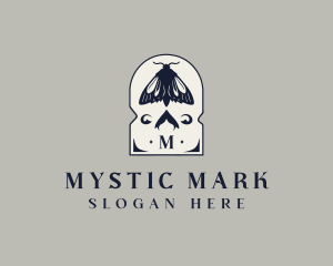 Mystic Insect Moth logo design