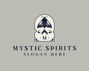 Mystic Insect Moth logo design