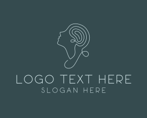 Psychology - Mental Psychology  Therapy logo design