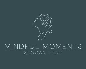 Mental - Mental Psychology  Therapy logo design