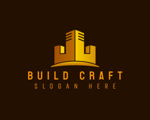 Skyscraper Building Commercial logo design