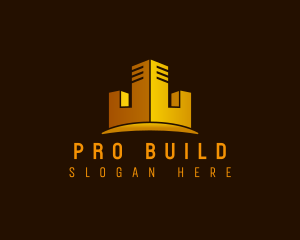 Skyscraper Building Commercial logo design