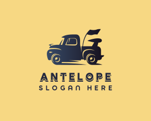 Vehicle Pickup Truck Logo