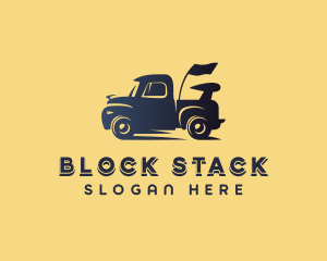 Vehicle Pickup Truck Logo