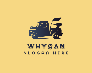 Vehicle Pickup Truck Logo