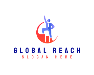 Reach - Improving Human Career logo design