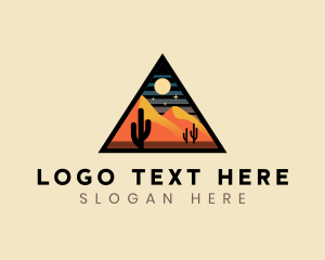 Sand - Desert Outdoor Dune logo design