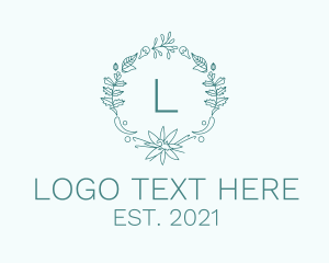 Interior - Natural Beauty Wreath logo design