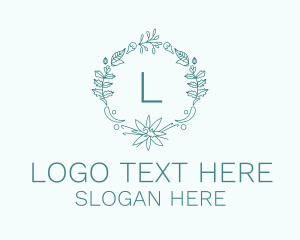 Natural Beauty Wreath Logo