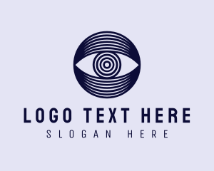 Look - Security Surveillance Eye logo design