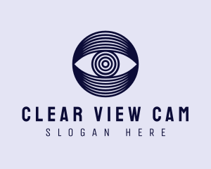Webcam - Security Surveillance Eye logo design