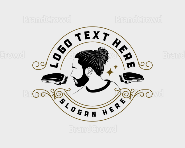 Haircut Barbershop Razor Logo