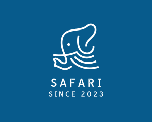 Safari Animal Elephant logo design