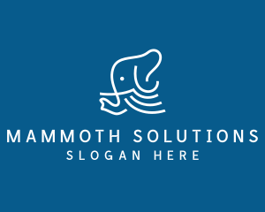 Safari Animal Elephant logo design