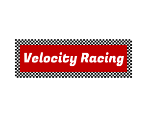 Racing Car Flag Detail logo design