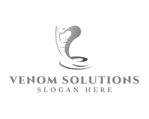 Venomous Cobra Snake logo design