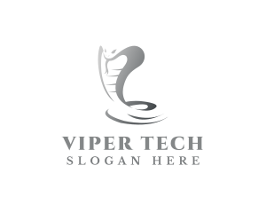 Viper - Venomous Cobra Snake logo design