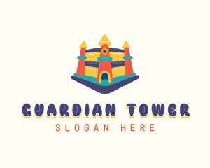 Inflatable Playground Castle  logo design