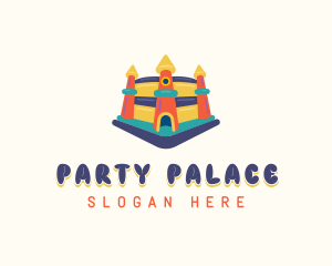 Inflatable Playground Castle  logo design