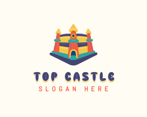 Inflatable Playground Castle  logo design
