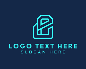 Internet - Cyber Tech Letter E logo design