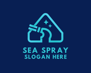 House Cleaning Spray logo design