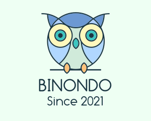 Baby Brand - Cute Baby Owl logo design