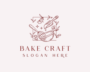 Floral Baking Pastry logo design