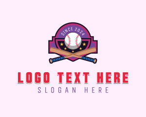League - Baseball Championship League logo design