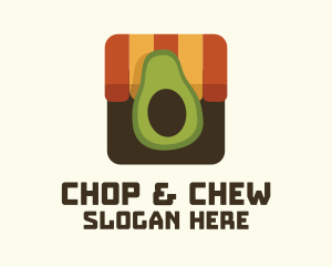 Avocado Fruit Stall Logo