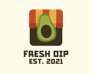 Guacamole - Avocado Fruit Stall logo design