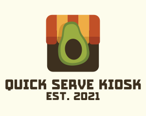Kiosk - Avocado Fruit Stall logo design