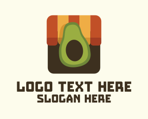 Avocado Fruit Stall Logo